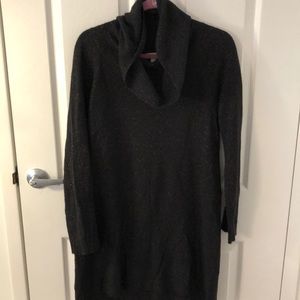 Black, sparkly, sweater dress